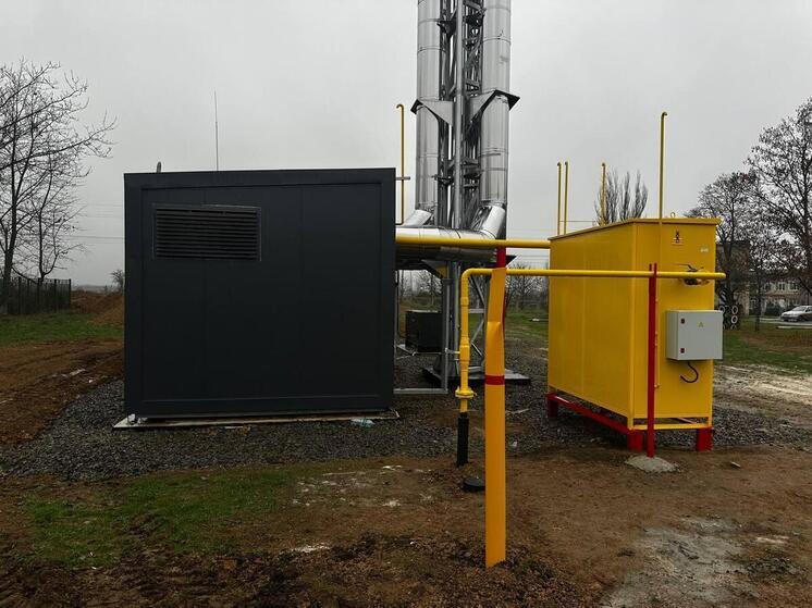 В Новониколаевке завершен ключевой этап монтажа новой котельной