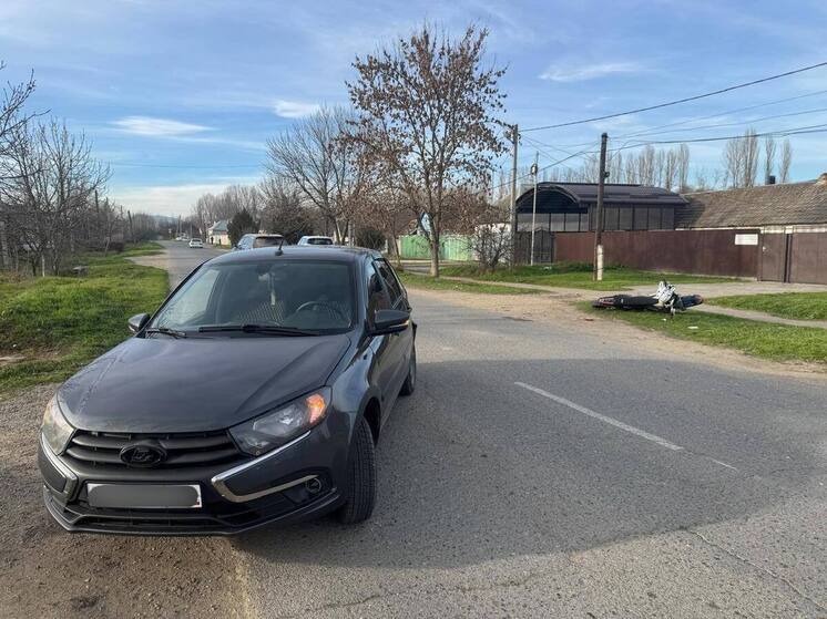 Несовершеннолетний мотоциклист получил травмы в ДТП в Георгиевском округе Ставрополья