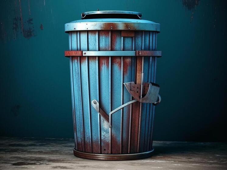 Тротуар на участке одной из улиц Махачкалы превратился в стихийную свалку