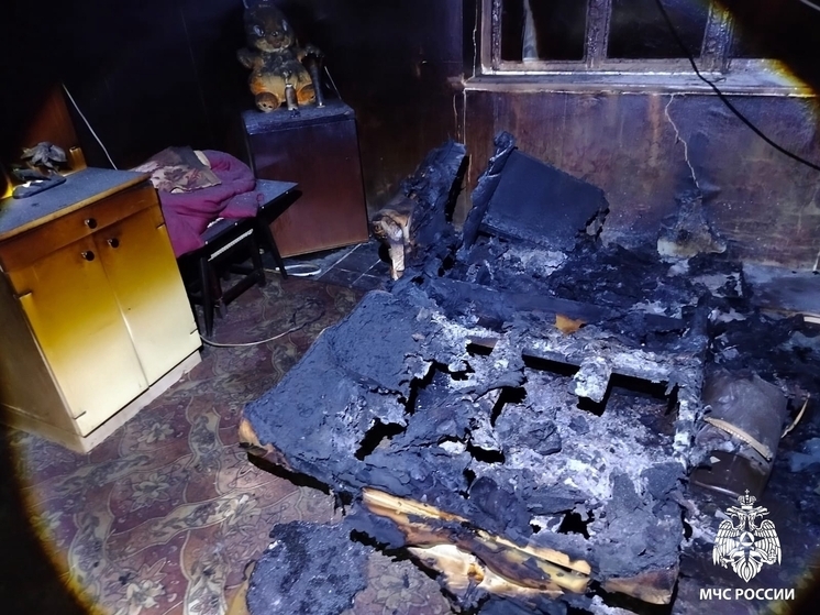 На пожаре в Красноармейском районе погибла пожилая курильщица