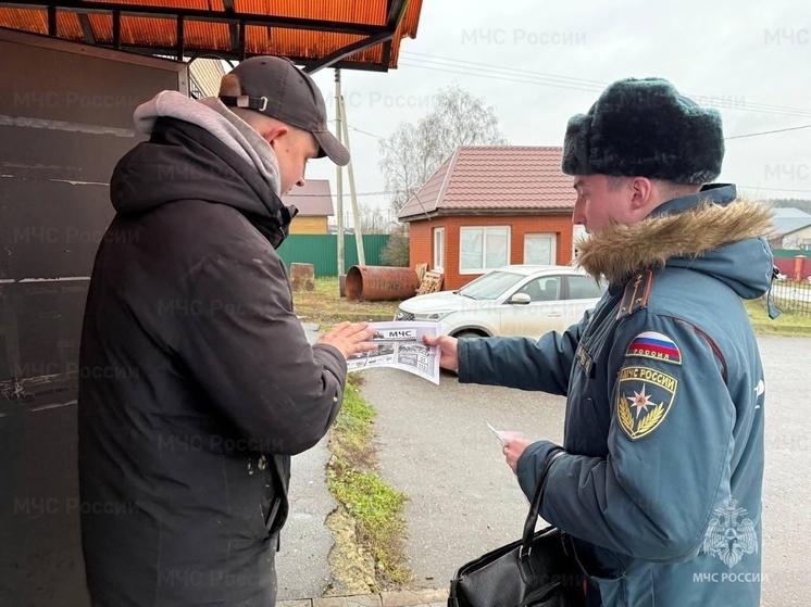 Сотрудники МЧС проводят профилактические рейды в жилом секторе Пензенской области