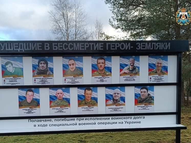 В Парфинском округе открыли «Стену Памяти» в честь воинов-земляков