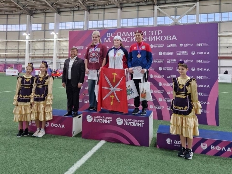 Мурманчанка взяла бронзу на Всероссийских соревнованиях по легкой атлетике