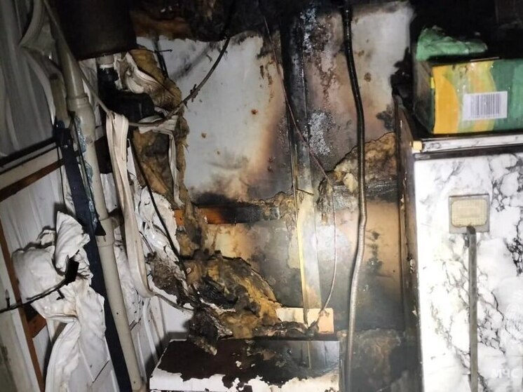 Во Льгове из-за неисправного холодильника произошел пожар