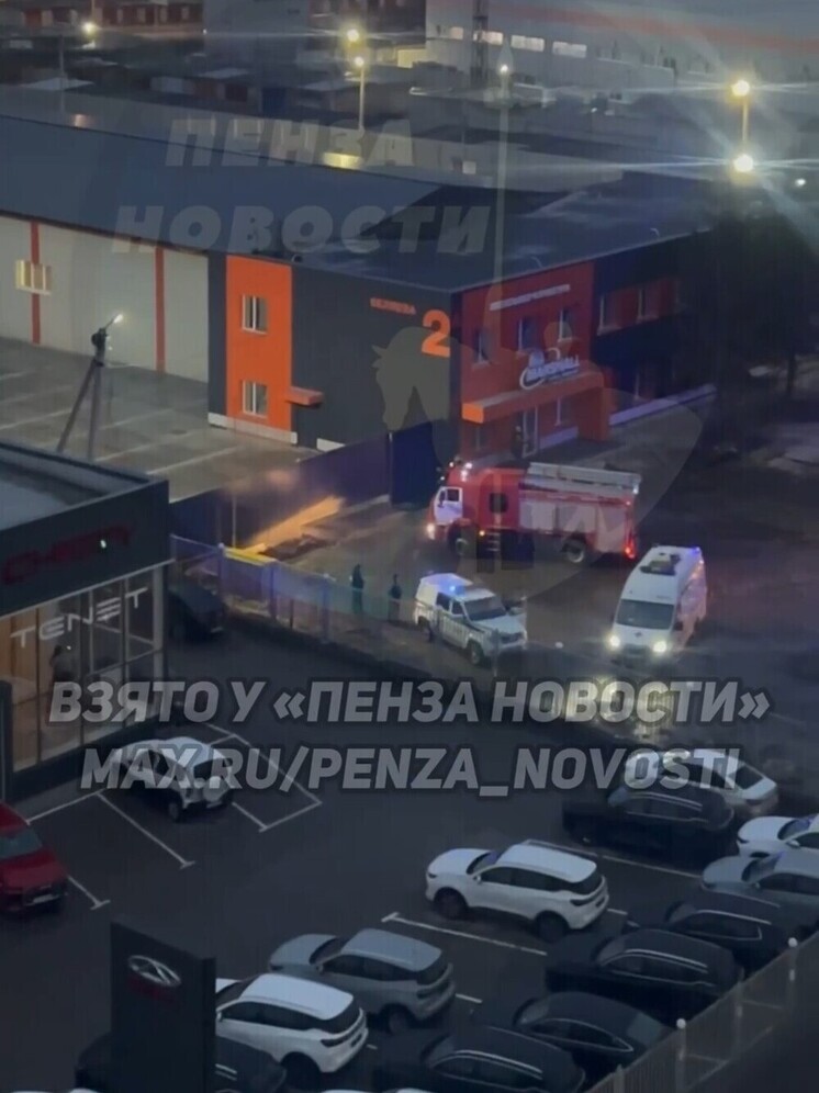 В Пензе на Беляева произошел пожар