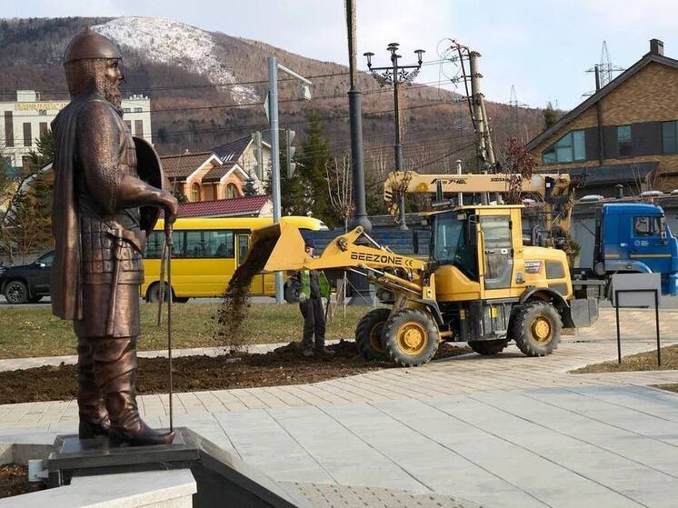 В Южно-Сахалинске высадили 80 тысяч тюльпанов