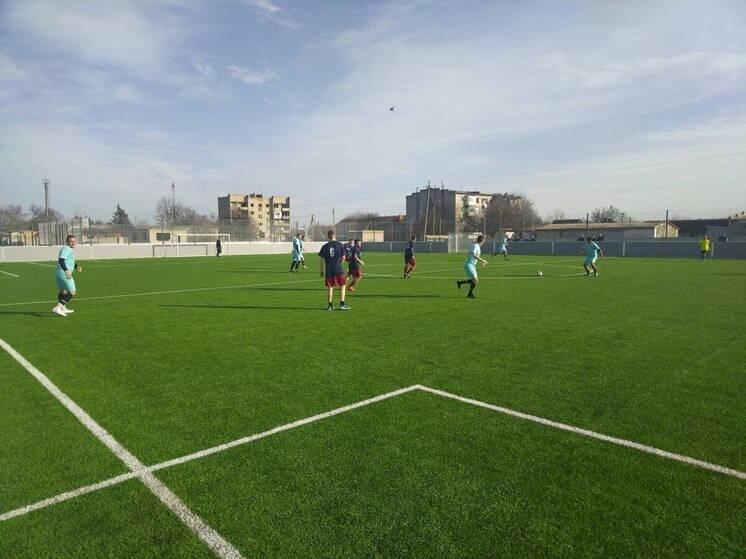 В Херсонской области провели 2-й тур чемпионата по футболу 8х8