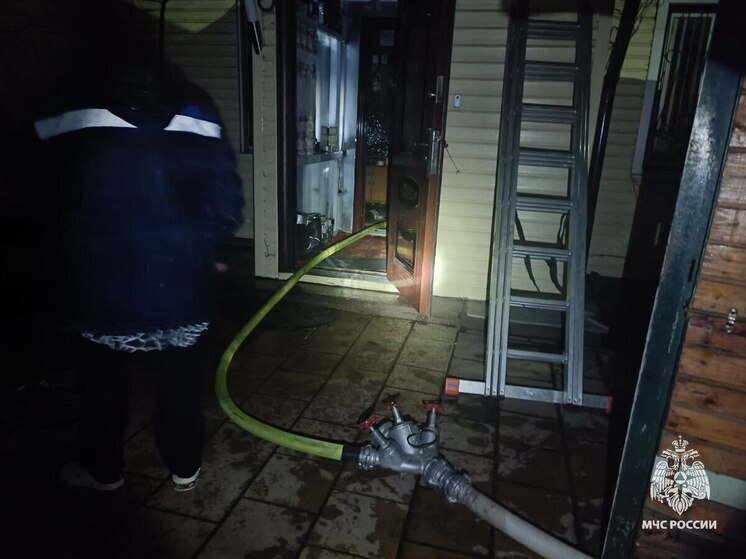 В Туле на пожаре в частном доме на Ушинского едва не задохнулся мужчина