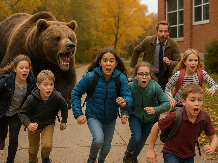 CBC: гризли набросился на школьников и учителя в канадской провинции