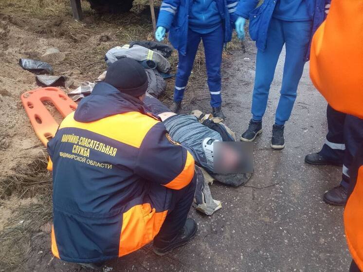 Во Владимирской области рабочего засыпало грунтом