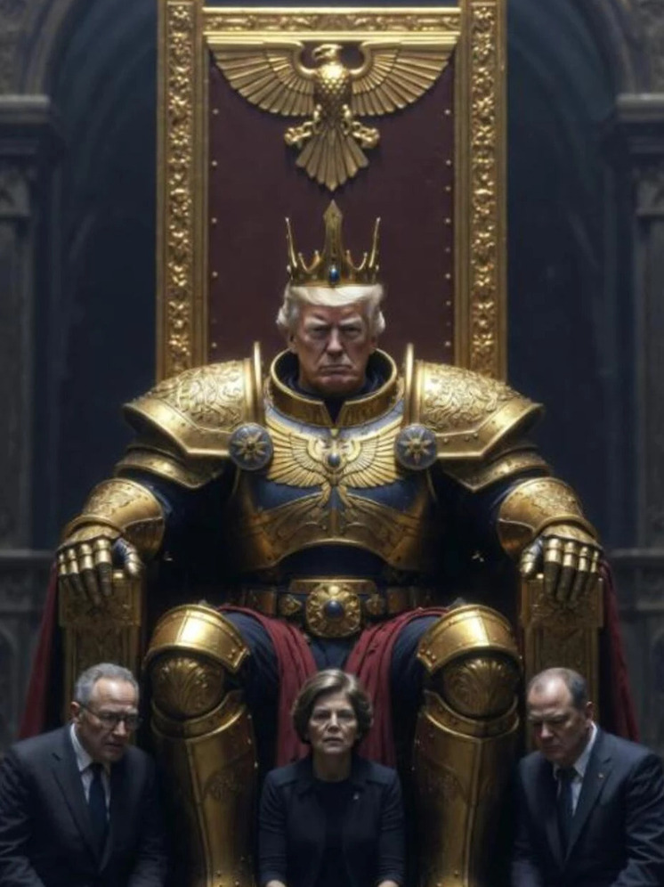 Трамп поделился своим изображением в образе императора