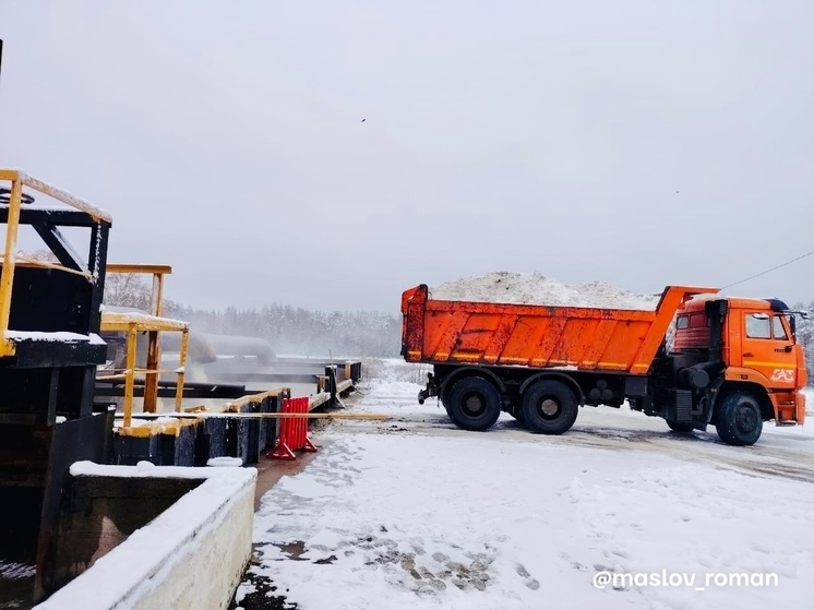 В Череповце запустили снегоплавильные установки