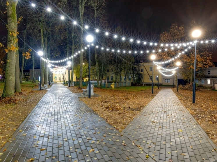 В Сиреневом парке в Крестцах появился бесплатный Wi-Fi