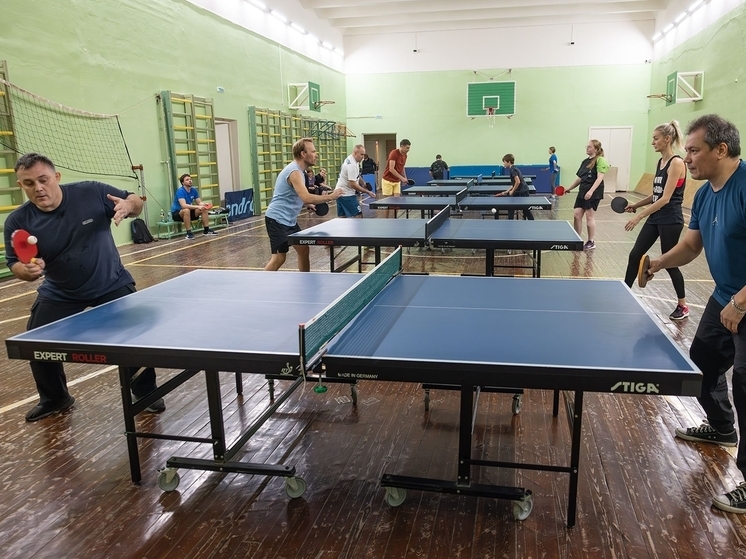 Турнир по настольному теннису среди любителей прошел в Петрозаводске