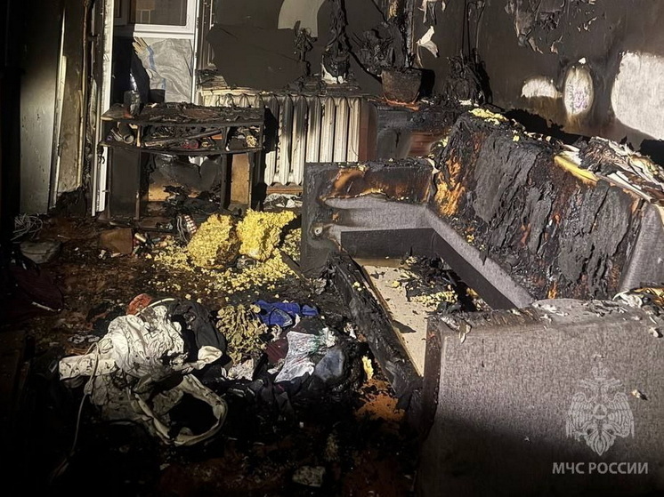 В пустой квартире в Йошкар-Оле начался пожар из-за удлинителя