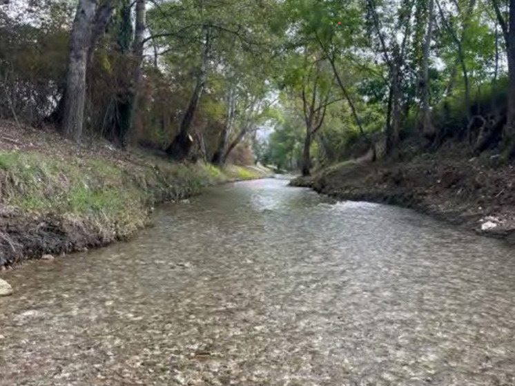 В Севастополе завершили расчистку русла реки Бельбек протяженностью два километра