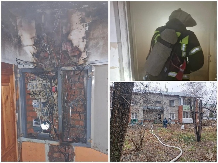 Виной всему короткое замыкание: в Белокурихе из горящего дома спасли семь человек