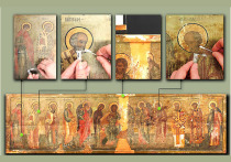 Необычный гриб, разрушающий произведение искусства, обнаружили на новгородской иконе XVI века «Деисус из 13 фигур» ученые ФИЦ Биотехнологии РАН