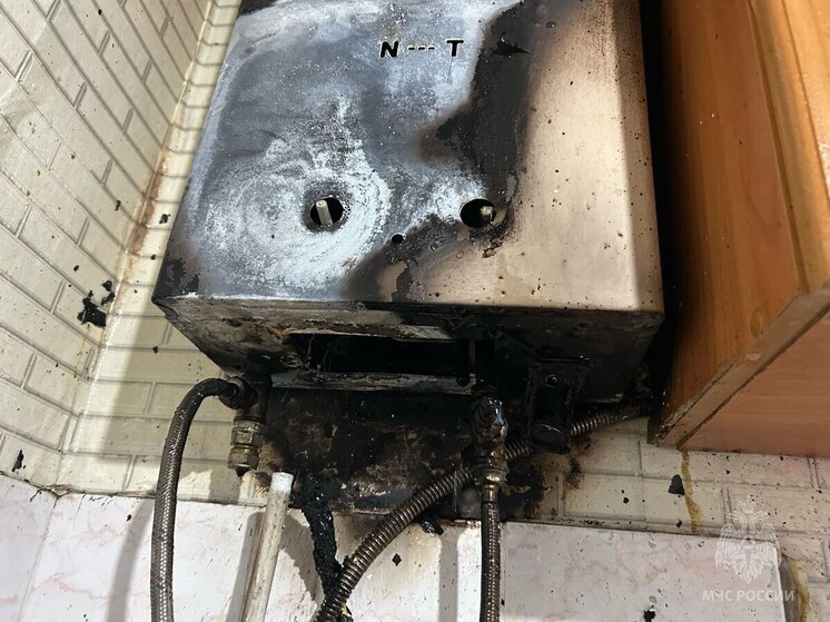 В поселке Марий Эл случился пожар из-за неисправной газовой колонки