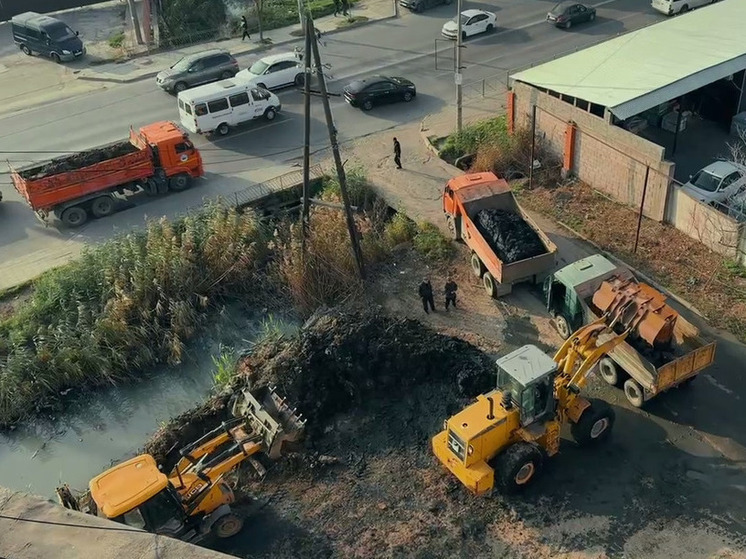 Расчистка русла Тарнаирки продолжается в Махачкале