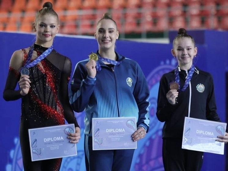 Гимнастка из Калмыкии завоевала золотые медали на международном турнире в Узбекистане