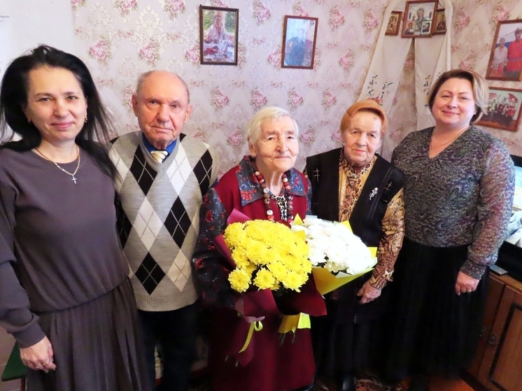 Почетная жительница Выскатского сельского поселения отметила 90-летие