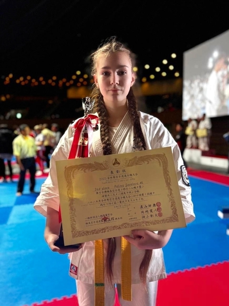 Орловчанка стала серебряным призёром чемпионата мира по киокусинкай каратэ