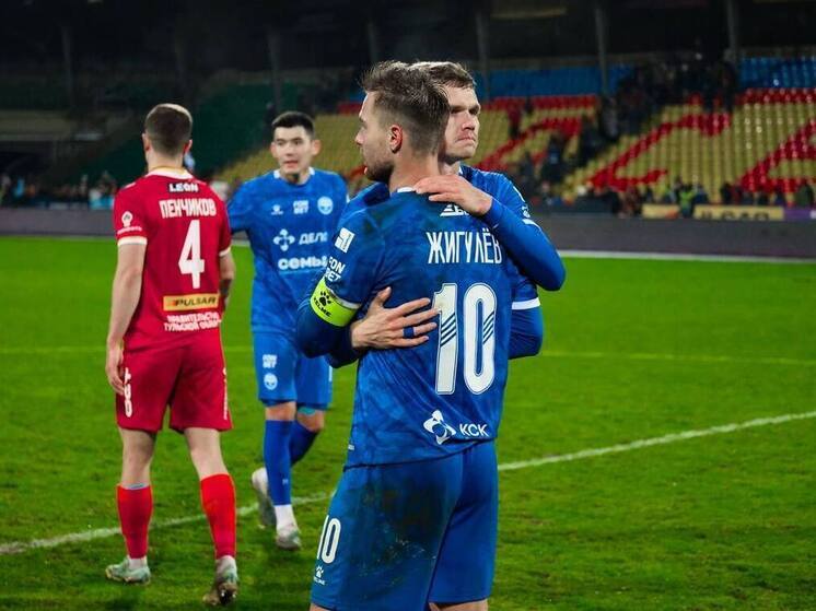 Новороссийские футболисты впервые забили гол на стадионе «Арсенал» в Туле