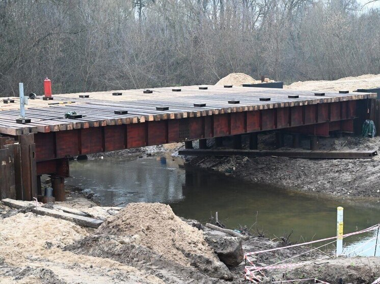 Временный объездной мост в Бутурлино откроют до конца 2025 года