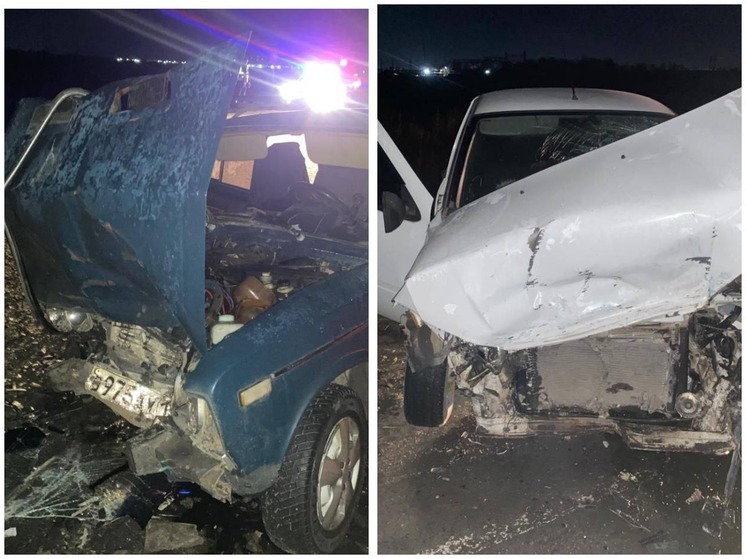 Лобовое столкновение на трассе под Омском унесло жизнь водителя