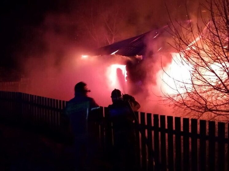 При пожаре в Новоалтайске огнеборцы спасли двух человек