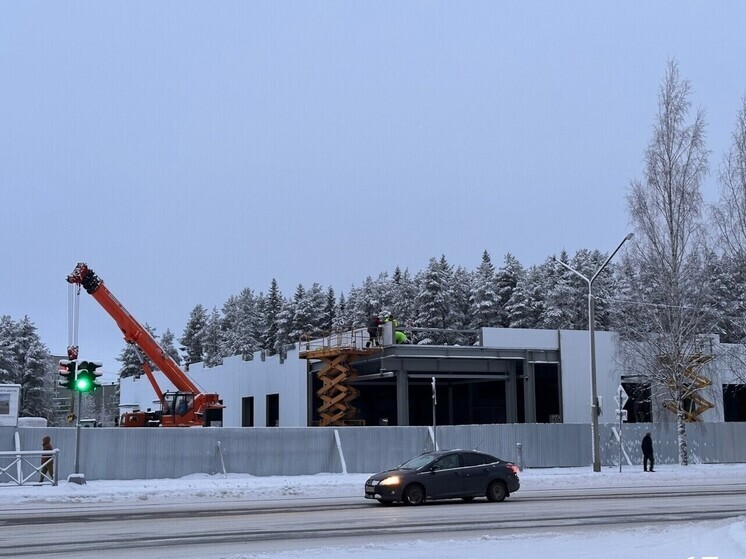 Предприниматель в Костомукше приступил к строительству торгового комплекса без оформления документации