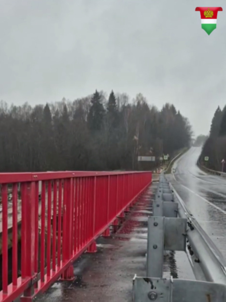 В Ферзиковском районе сдали мост через Калужку