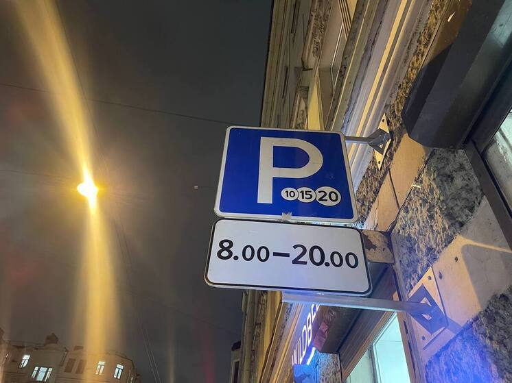 На оплату парковки в Петербурге могут отвести сутки вместо 15 минут