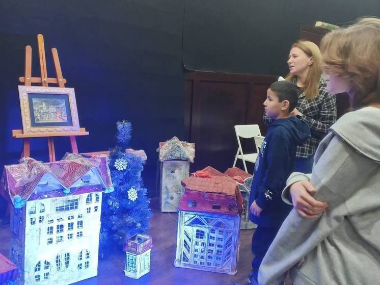 Юные серпуховичи познакомились с выставкой «Город с характером»