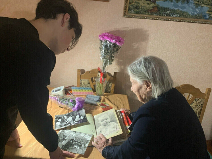 Ветеран труда из Курска Надежда Сидоркина отмечает 99-летие