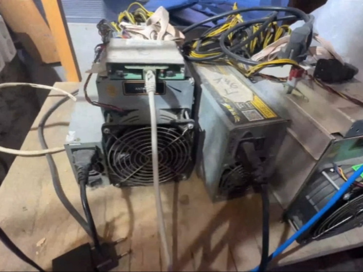 Во время рейда в поселке Красный Бор полицейские нашли майнинг-установку