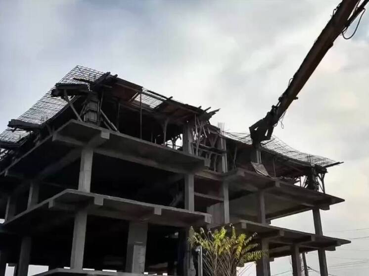 В Махачкале начался снос незаконного многоэтажного здания