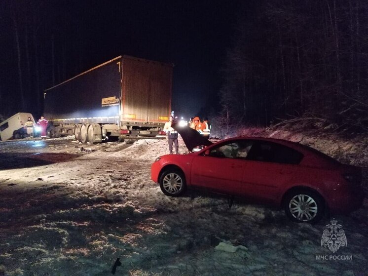 Смертельное ДТП в Кировской области: водитель погиб, четверо ранены