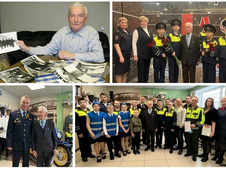 Ветеран Госавтоинспекции Карелии Евгений Калинкин отмечает сегодня 90-летний юбилей