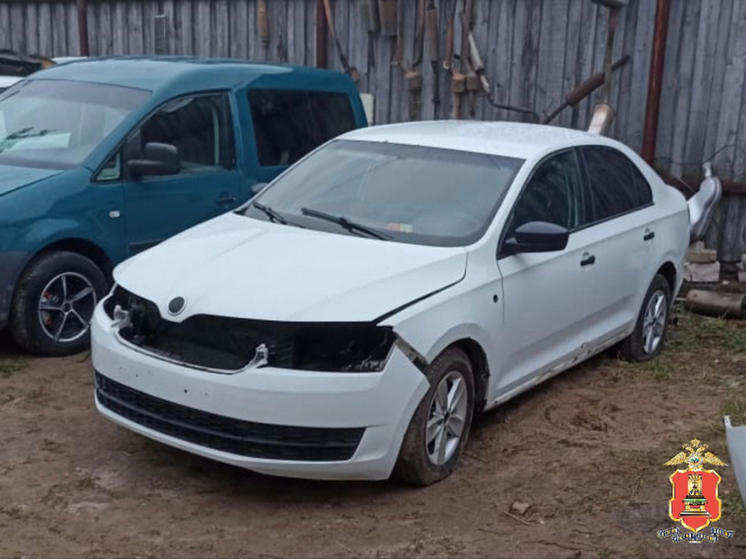 Житель Тверской области угнал иномарку москвички и сдал в металлолом