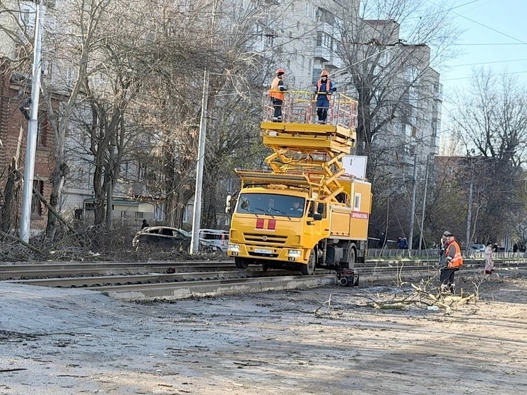 В Таганроге затруднено трамвайное движение после атаки БПЛА