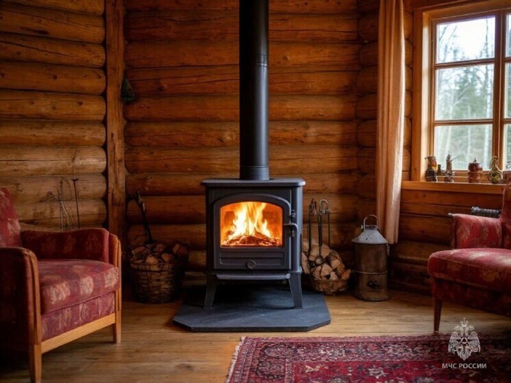 Псковичам напомнили о правилах безопасности во время растопки печи