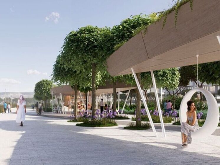 Трехуровневую систему озеленения создадут в Каспийском прибрежном кластере