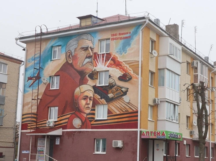 В Борисовке открыли муралы в честь героев