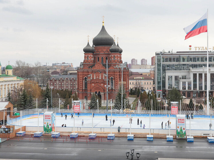 Губернский каток в Туле откроется 5 декабря с участием Ирины Слуцкой