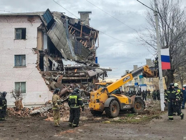Под Тулой начат демонтаж несущих опор жилого дома в Куркино, где рванул газ