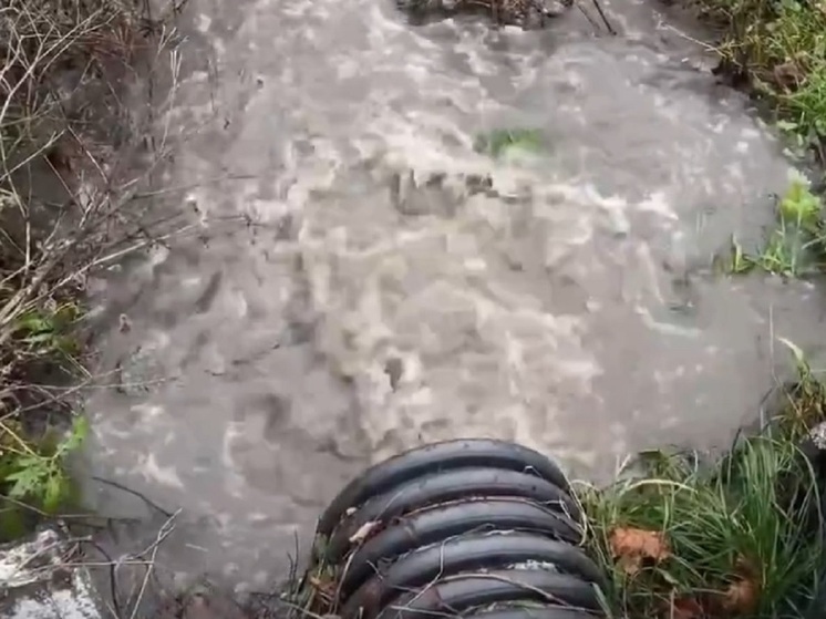 В Орле авария канализационного коллектора обернулась экологической катастрофой