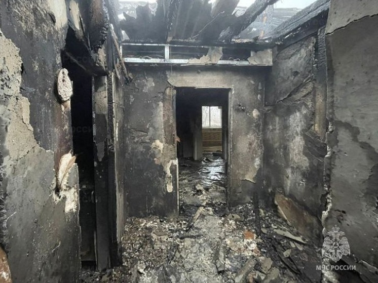 В Волгоградской области при пожаре в частном доме погибли два человека