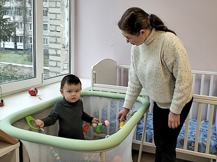В Чебоксарском соццентре создали уютное пространство для малышей и родителей